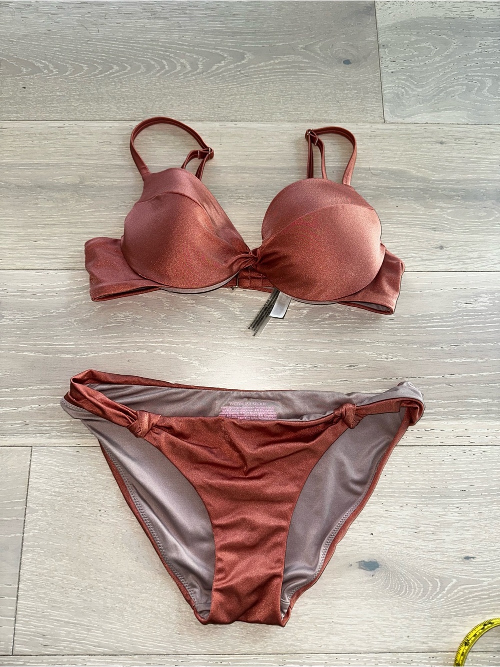 Victoria's Secret Swim canyon rose bikini set   Top 36 B and Bottom M - Picture 3 of 6